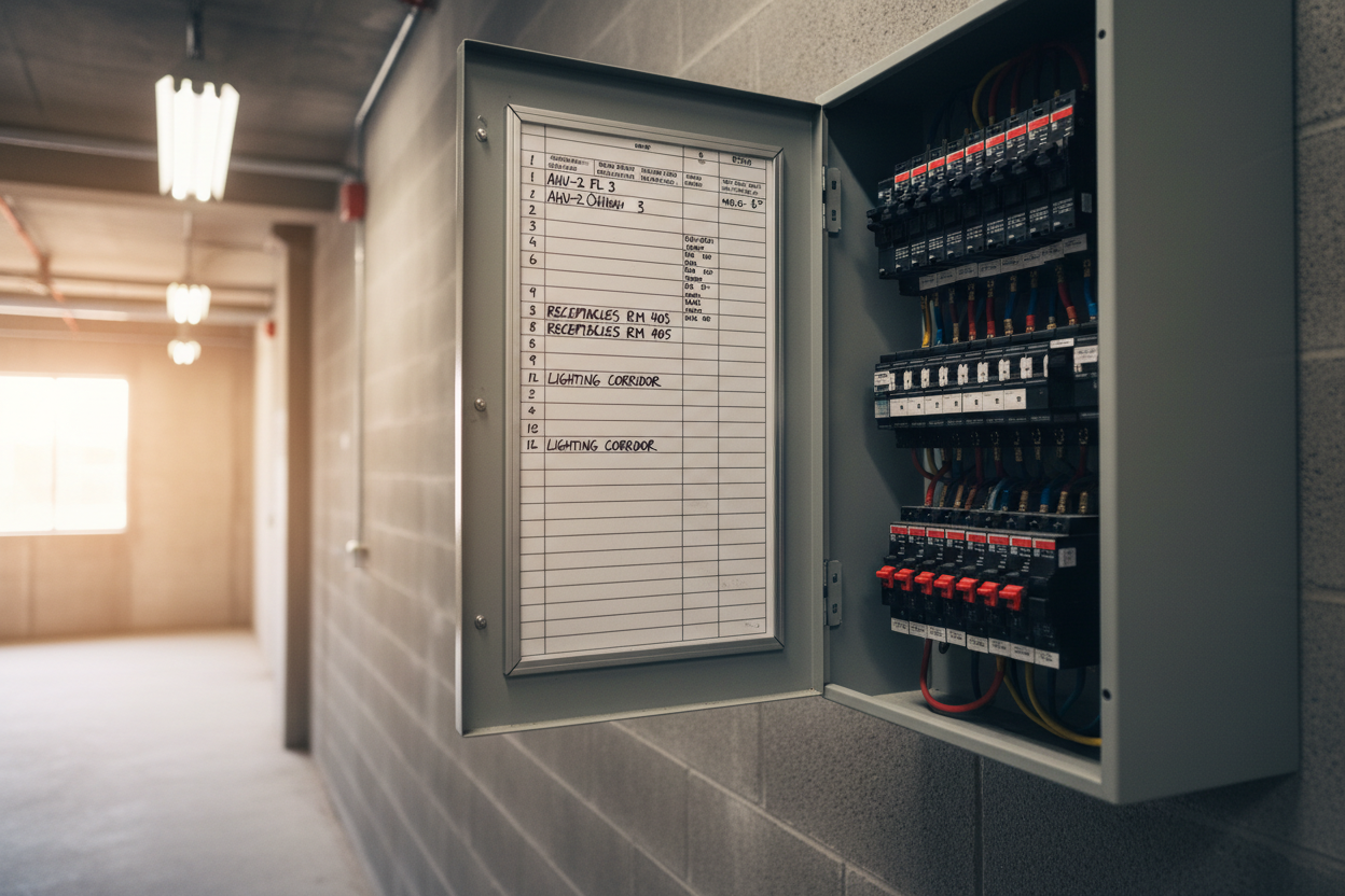 Circuit directory — generated photo from the fictional Electrical visit
